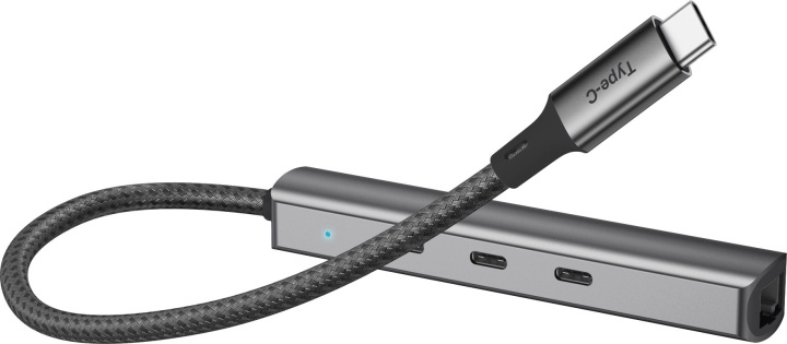 Bluecloud USB-C to USB-C hub and gigabit ethernet adapter in the group COMPUTERS & PERIPHERALS / Computer accessories / USB-Hubs at TP E-commerce Nordic AB (C78392)