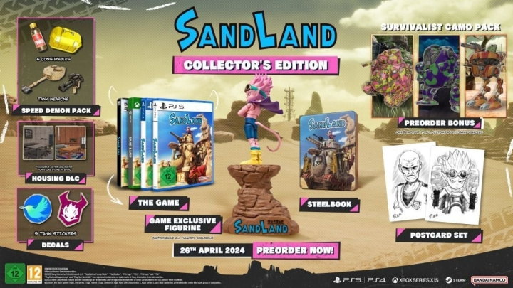 Bandai Namco Entertainment Sand Land - Collector\'s Edition (PS5) in the group HOME ELECTRONICS / Game consoles & Accessories / Sony PlayStation 5 at TP E-commerce Nordic AB (C78417)