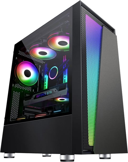 Blackstorm Artemis 3705 ATX case with window, black in the group COMPUTERS & PERIPHERALS / Computer components / Chassis at TP E-commerce Nordic AB (C78430)