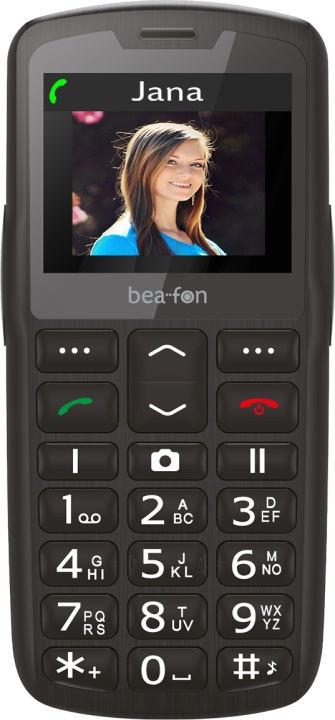 Beafon SL260 LTE phone, black in the group SMARTPHONE & TABLETS / Mobile phones & smartphones at TP E-commerce Nordic AB (C78445)