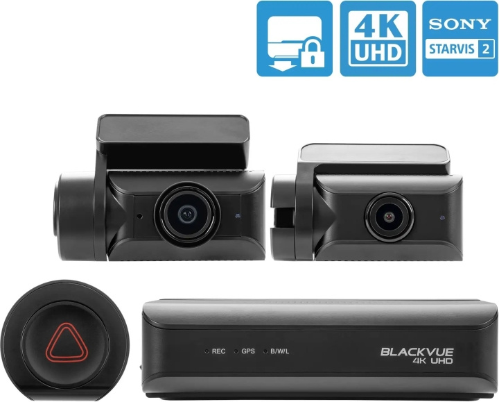 BlackVue DR970X-2CH Box Plus 64 GB dual-channel car camera in the group CAR / Car audio & Multimedia / Car cameras, Action cameras & accessories / Dash Cams at TP E-commerce Nordic AB (C78477)