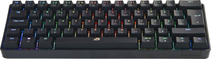 Blackstorm RGB Mech 2 Dual Mode 60% gaming keyboard, hot swap Outemu Red switches, black in the group COMPUTERS & PERIPHERALS / GAMING / Keyboards at TP E-commerce Nordic AB (C78482)