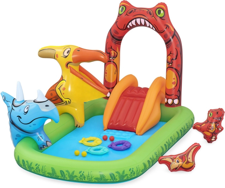 Bestway Jurassic Splash Play Center - swimming pool with slide in the group HOME, HOUSEHOLD & GARDEN / Garden products / Pool & Accessories / Pools at TP E-commerce Nordic AB (C78493)