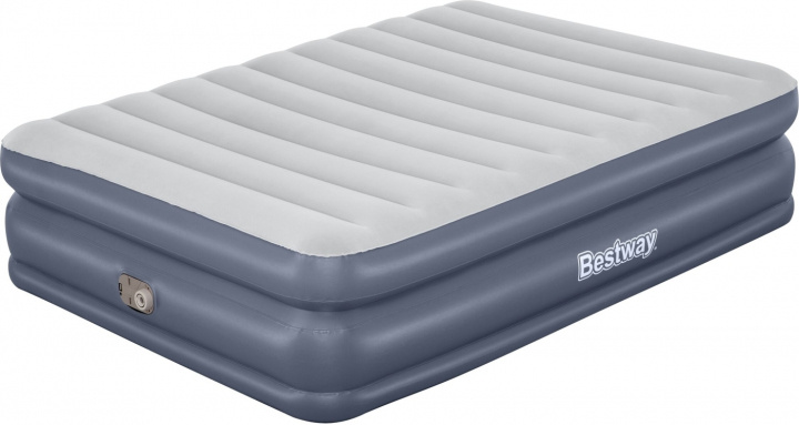 Bestway Tritech Quadcomfort Air Mattress Queen air-filled spare bed, built-in pump, 203 x 152 x 51 cm in the group Sport, leisure & Hobby / Outdoor recreation / Air mattresses at TP E-commerce Nordic AB (C78509)