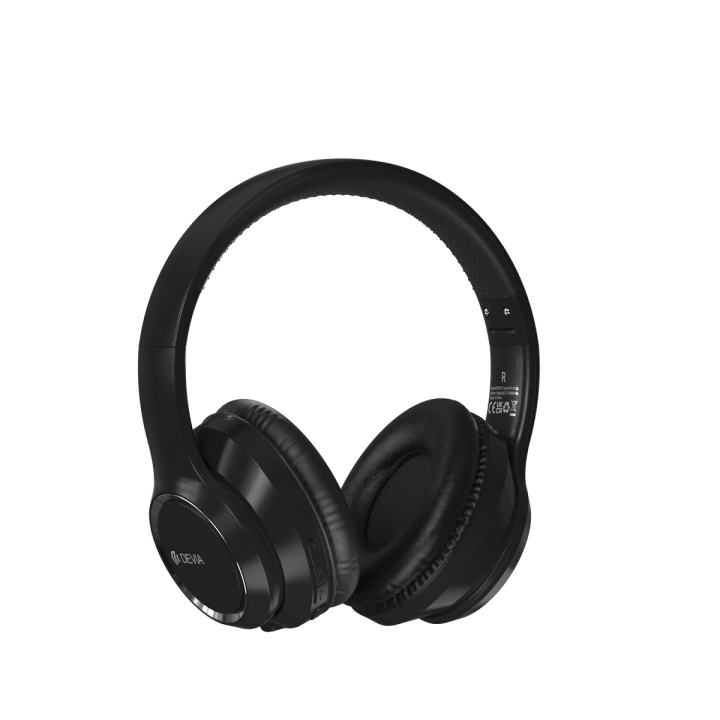 Devia Bluetooth hörlurar Kintone svart in the group HOME ELECTRONICS / Audio & Picture / Headphones & Accessories / Headphones at TP E-commerce Nordic AB (C78582)