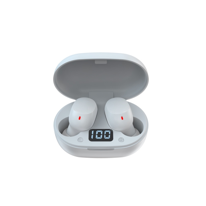 Devia Bluetooth-hörlurar TWS Joy A6 vit in the group HOME ELECTRONICS / Audio & Picture / Headphones & Accessories / Headphones at TP E-commerce Nordic AB (C78587)