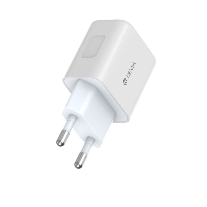 Devia väggladdare Smart PD 30W 1x USB-C vit in the group SMARTPHONE & TABLETS / Chargers & Cables / Wall charger / Wall charger USB-C at TP E-commerce Nordic AB (C78604)