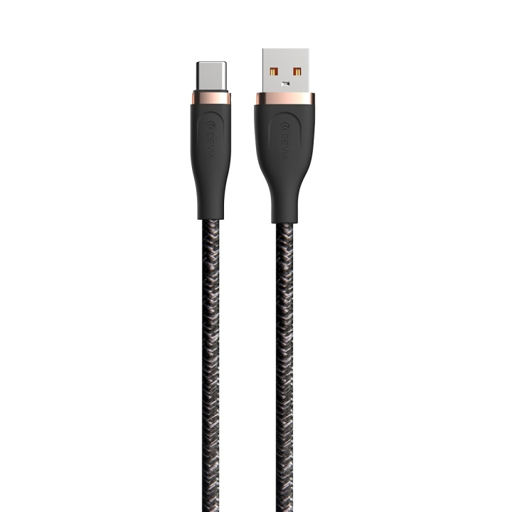 Devia kabel Star EC311 USB - USB-C 1,5 m 2,4A svart in the group SMARTPHONE & TABLETS / Chargers & Cables / Cables / Cables Type C at TP E-commerce Nordic AB (C78615)