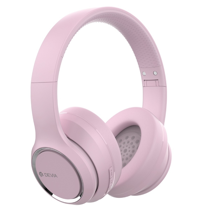 Devia Bluetooth-hörlurar Kintone rosa in the group HOME ELECTRONICS / Audio & Picture / Headphones & Accessories / Headphones at TP E-commerce Nordic AB (C78618)