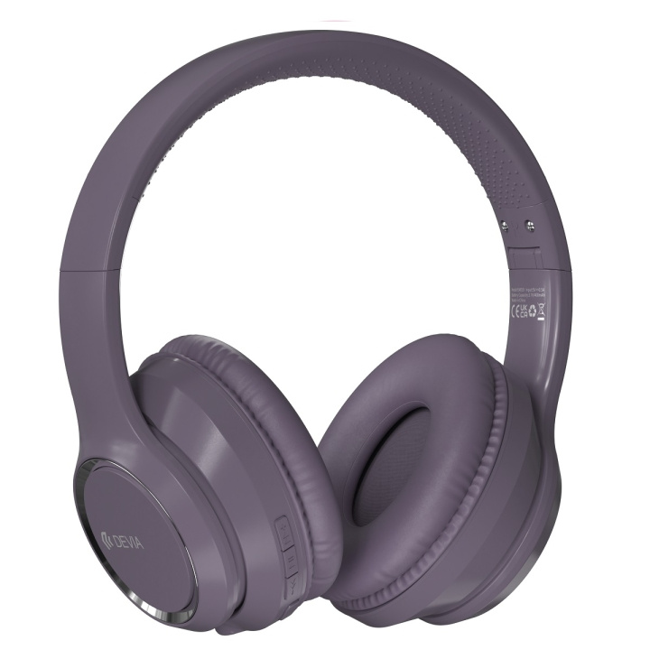 Devia Bluetooth-hörlurar Kintone lila in the group HOME ELECTRONICS / Audio & Picture / Headphones & Accessories / Headphones at TP E-commerce Nordic AB (C78621)