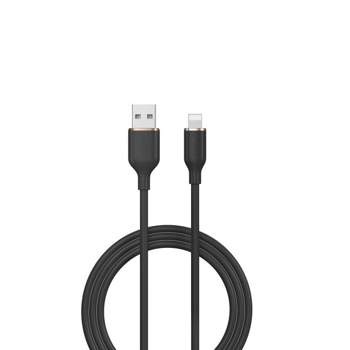 Devia kabel Jelly EC630 USB - Lightning 1,2 m 2,4A svart in the group SMARTPHONE & TABLETS / Chargers & Cables / Cables / Cables Lightning at TP E-commerce Nordic AB (C78629)