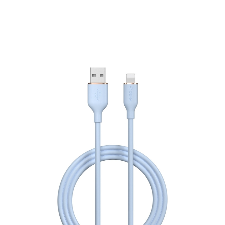 Devia kabel Jelly EC630 USB - Lightning 1,2 m 2,4A blå in the group SMARTPHONE & TABLETS / Chargers & Cables / Cables / Cables Lightning at TP E-commerce Nordic AB (C78631)