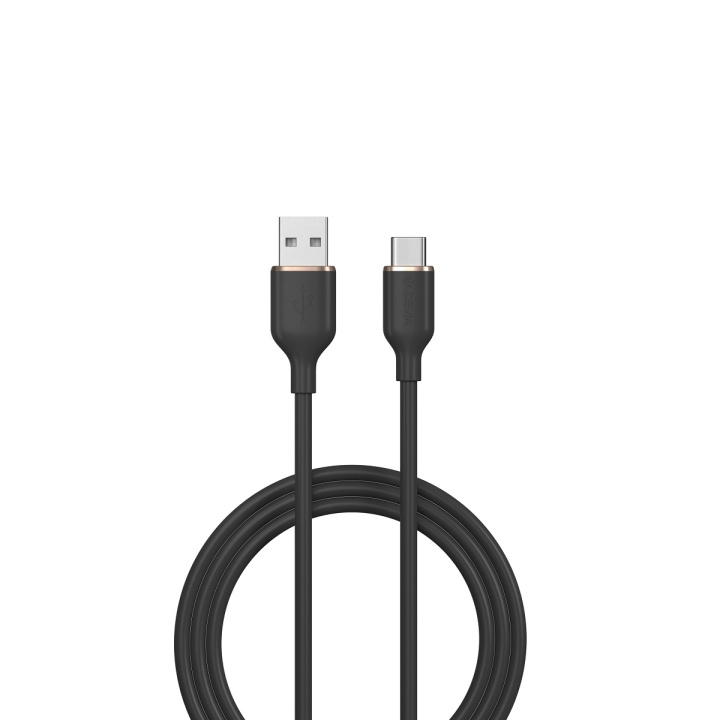 Devia kabel Jelly EC629 USB - USB-C 1,2 m 2,4A svart in the group SMARTPHONE & TABLETS / Chargers & Cables / Cables / Cables Type C at TP E-commerce Nordic AB (C78633)