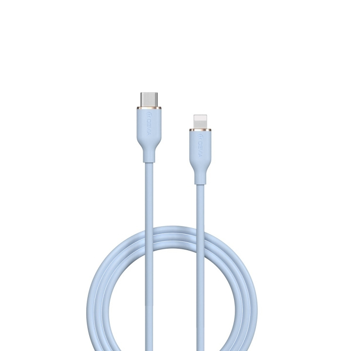 Devia kabel Jelly EC631 USB-C - Lightning 1,2 m 27W blå in the group SMARTPHONE & TABLETS / Chargers & Cables / Cables / Cables Lightning at TP E-commerce Nordic AB (C78639)