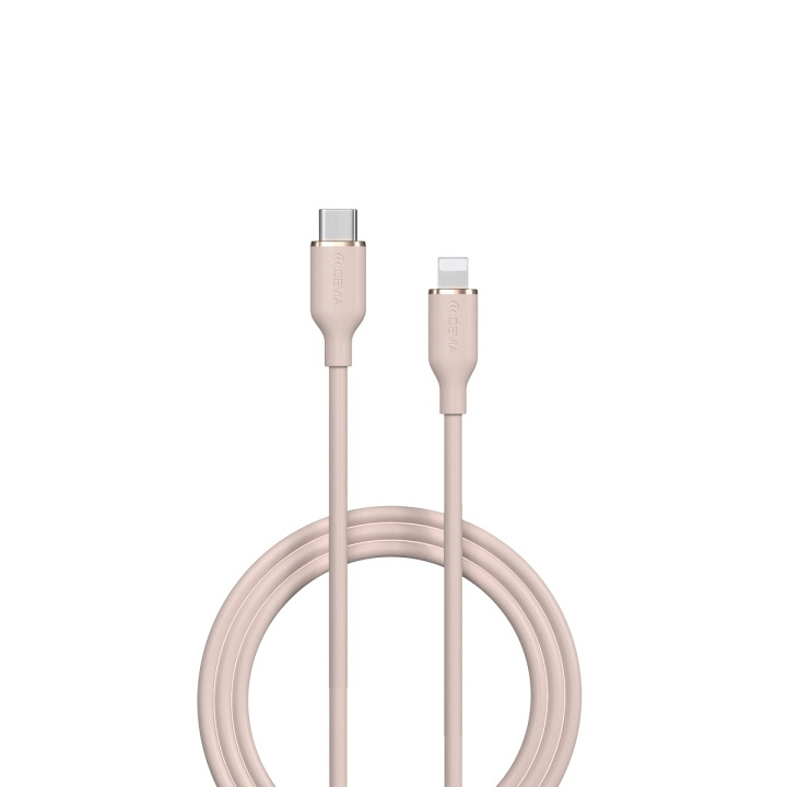 Devia kabel Jelly EC631 USB-C - Lightning 1,2 m 27W rosa in the group SMARTPHONE & TABLETS / Chargers & Cables / Cables / Cables Lightning at TP E-commerce Nordic AB (C78640)