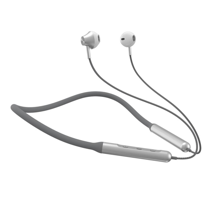 Devia Bluetooth-hörlurar Smart 702-V2 grå-silver in the group HOME ELECTRONICS / Audio & Picture / Headphones & Accessories / Headphones at TP E-commerce Nordic AB (C78647)