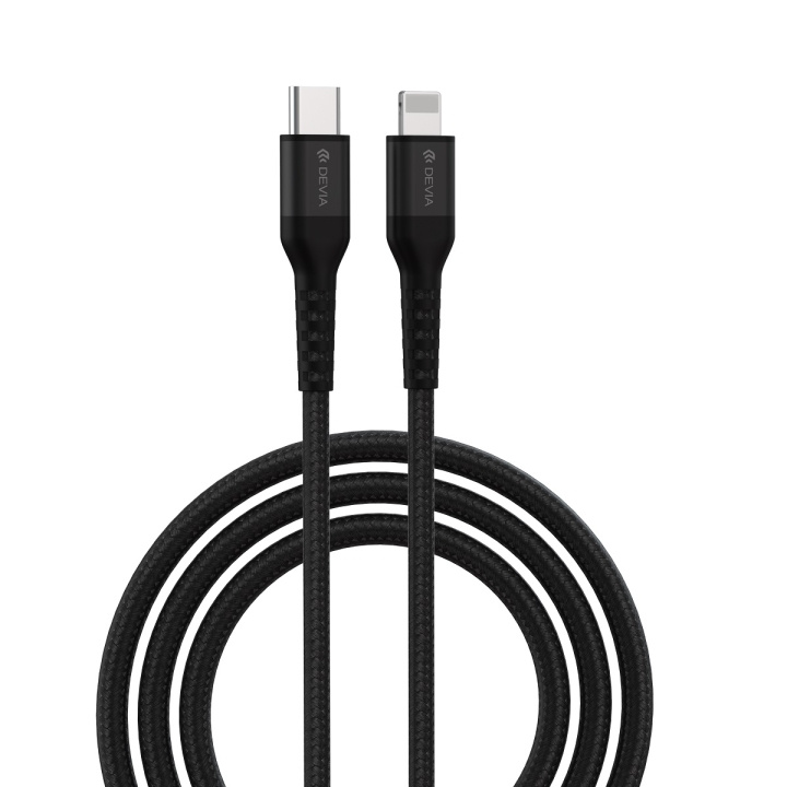 Devia kabel Gracious EC409 PD USB-C - Lightning 1,5 m 3A svart in the group SMARTPHONE & TABLETS / Chargers & Cables / Cables / Cables Lightning at TP E-commerce Nordic AB (C78655)