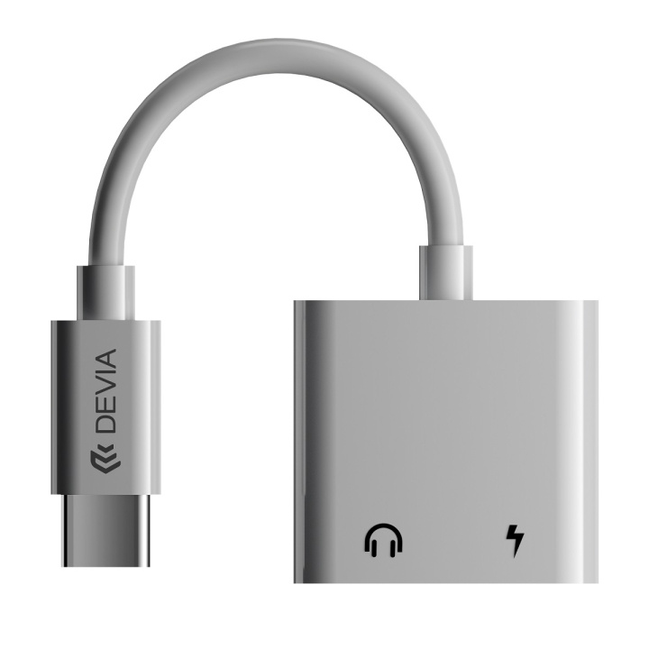 Devia adapter EC609 USB-C - USB-C (port) + USB-C (port) vit in the group SMARTPHONE & TABLETS / Chargers & Cables / Adapters at TP E-commerce Nordic AB (C78657)