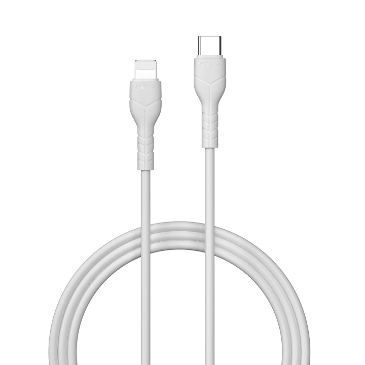 Devia kabel Kintone EC150 USB-C - Lightning 1,0 m 3A 27W vit in the group SMARTPHONE & TABLETS / Chargers & Cables / Cables / Cables Lightning at TP E-commerce Nordic AB (C78681)