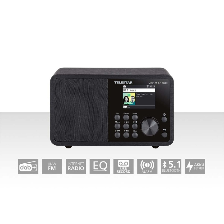 TELESTAR DIRA M 1 A Mobile EWF DAB+ / FM / INTERNET / BLUETOOTH in the group HOME ELECTRONICS / Audio & Picture / Home cinema, Hifi & Portable / Radio & Alarm clocks / Radio at TP E-commerce Nordic AB (C78699)