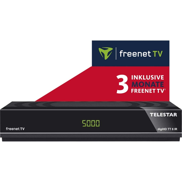 TELESTAR digiHD TT 6 IR Small-sized DTT 2 HD set-top-box incl. 3 months freenet in the group HOME ELECTRONICS / Audio & Picture / TV & Accessories / Smart-TV & Media Players at TP E-commerce Nordic AB (C78711)