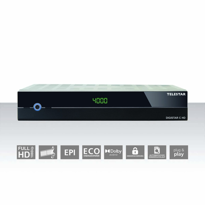 TELESTAR DIGISTAR C HD DVB-C HDTV receiver in the group HOME ELECTRONICS / Audio & Picture / TV & Accessories / Smart-TV & Media Players at TP E-commerce Nordic AB (C78713)