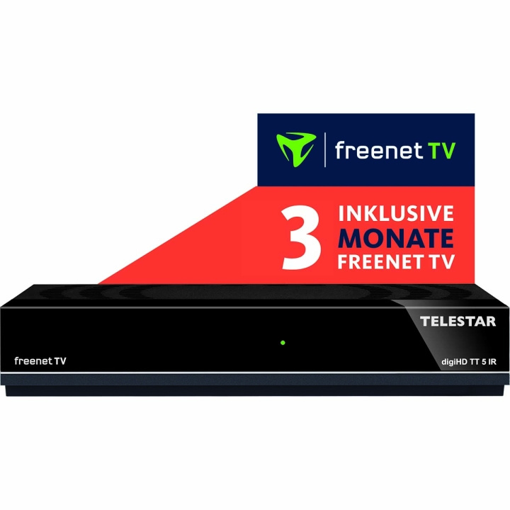 TELESTAR digiHD TT 5 IR incl. 3 months freenet in the group HOME ELECTRONICS / Audio & Picture / TV & Accessories / Smart-TV & Media Players at TP E-commerce Nordic AB (C78724)