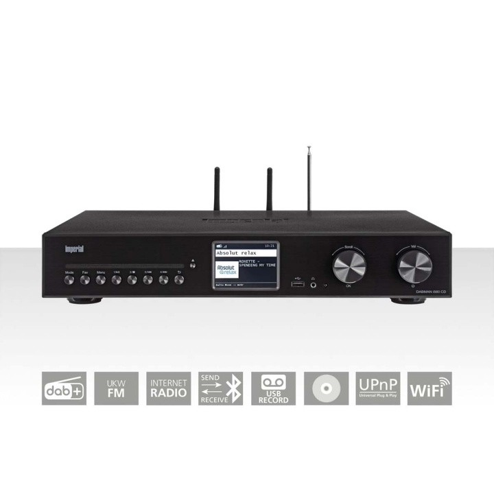 imperial DABMAN i560 CD DAB+ / FM / INTERNET / BLUETOOTH in the group HOME ELECTRONICS / Audio & Picture / Home cinema, Hifi & Portable / Compact stereo & Record players at TP E-commerce Nordic AB (C78748)