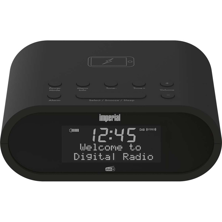 imperial DABMAN d20 DAB+ and FM radio alarm clock Black in the group HOME ELECTRONICS / Audio & Picture / Home cinema, Hifi & Portable / Radio & Alarm clocks at TP E-commerce Nordic AB (C78751)