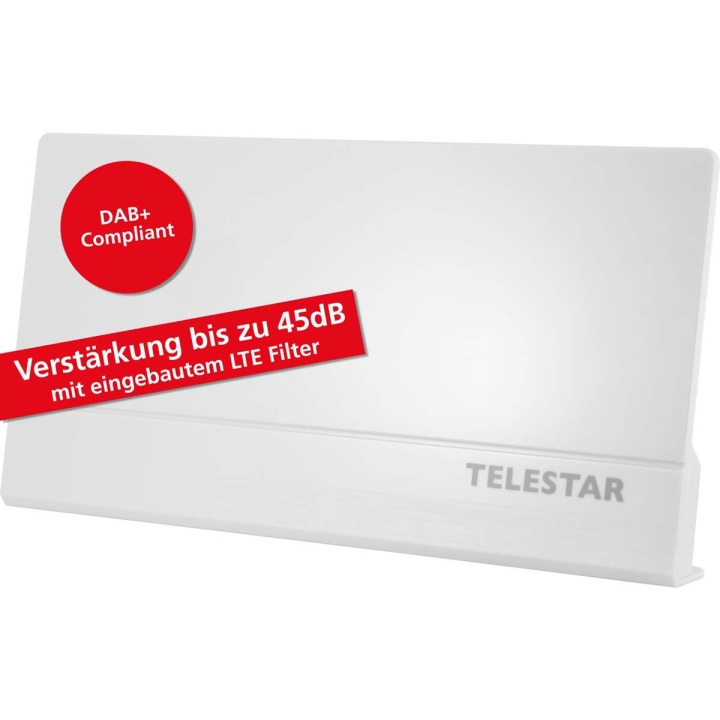 TELESTAR ANTENNA 9 LTE active DVB-T indoor antenna White in the group HOME ELECTRONICS / Audio & Picture / TV & Accessories / Antennas & Accessories at TP E-commerce Nordic AB (C78761)