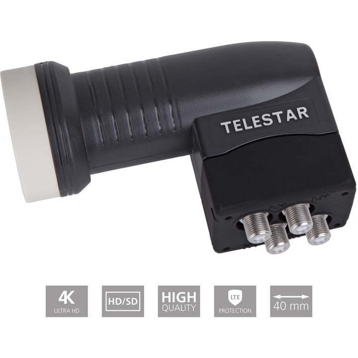 TELESTAR SKYQUATRO HC LNB in the group HOME ELECTRONICS / Audio & Picture / TV & Accessories / Antennas & Accessories at TP E-commerce Nordic AB (C78793)