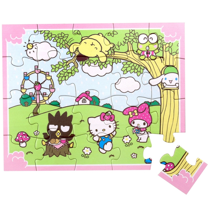 Micki Hello Kitty Träpussel 20 bitar in the group TOYS, KIDS & BABY PRODUCTS / Toys / Puzzles at TP E-commerce Nordic AB (C78828)