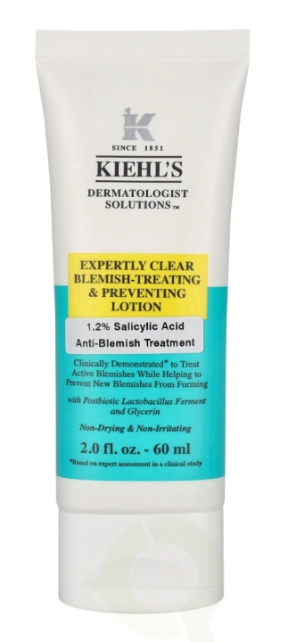 Kiehl\'s Expertly Clear Acne-Treating & Preventing Lotion 60 ml in the group BEAUTY & HEALTH / Skin care / Body health / Body lotion at TP E-commerce Nordic AB (C78860)