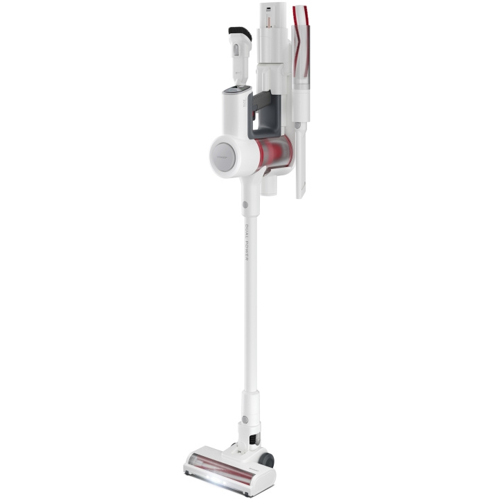 Sharp Skaftdammsugare VC-SV12AEU-W 2st batterier 26,5V 150W in the group HOME, HOUSEHOLD & GARDEN / Cleaning products / Vacuum cleaners & Accessories / Hand held Vacuum cleaners at TP E-commerce Nordic AB (C78957)