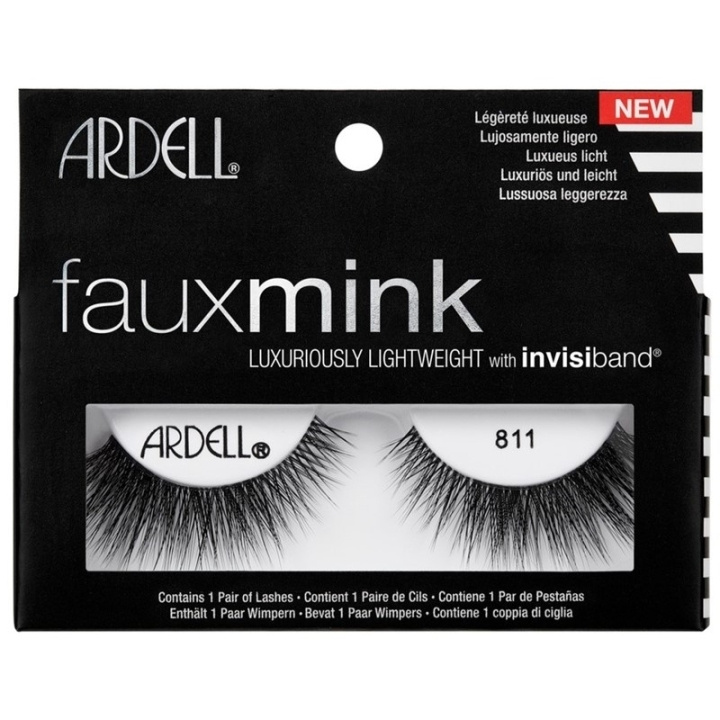 Ardell Faux Mink 811 in the group BEAUTY & HEALTH / Makeup / Eyes & Eyebrows / False eyelashes at TP E-commerce Nordic AB (C78991)