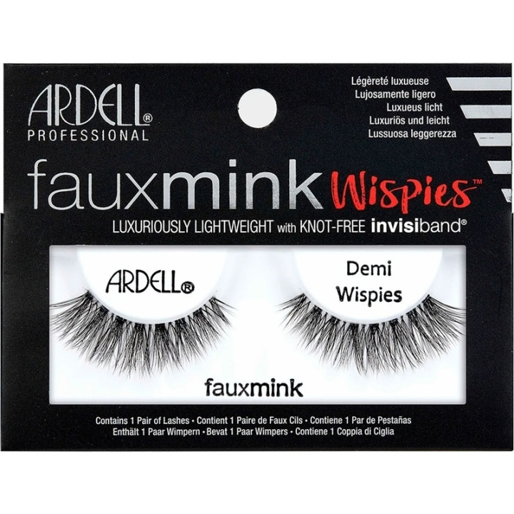 Ardell Faux Mink Demi Wispies in the group BEAUTY & HEALTH / Makeup / Eyes & Eyebrows / False eyelashes at TP E-commerce Nordic AB (C78992)