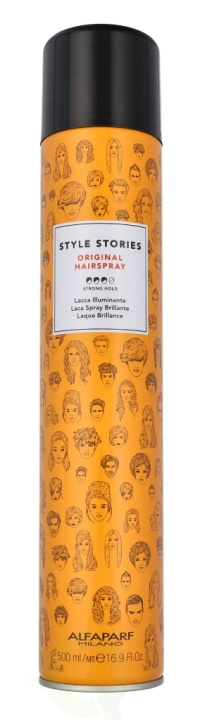 Alfaparf Style Stories Original Hairspray 500 ml in the group BEAUTY & HEALTH / Hair & Styling / Hair styling / Hair spray at TP E-commerce Nordic AB (C79016)