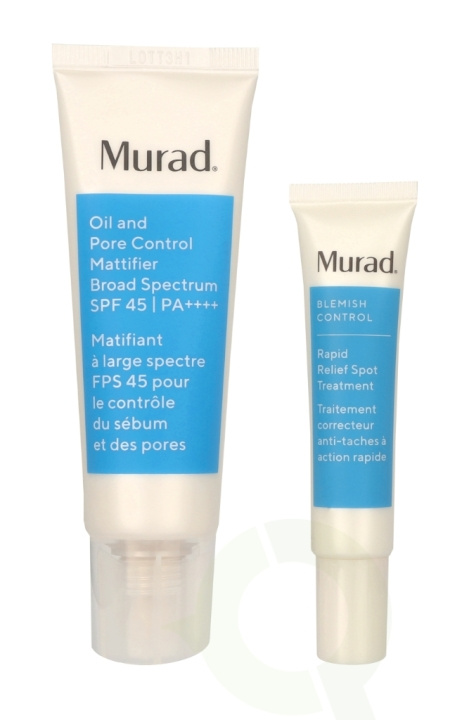 Murad Blemish Value 2024 Set 65 ml Rapid Spot Treatment 15ml/Oil-Control Mattifier SPF45 50ml in the group BEAUTY & HEALTH / Skin care / Face / Face creams at TP E-commerce Nordic AB (C79045)