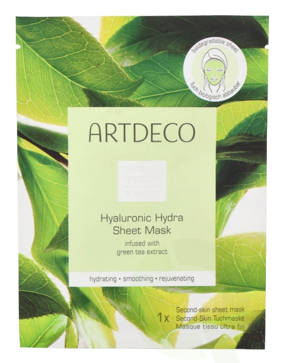 Artdeco Hyaluronic Hydra Sheet Mask 23 ml All Skin Types in the group BEAUTY & HEALTH / Skin care / Face / Masks at TP E-commerce Nordic AB (C79074)