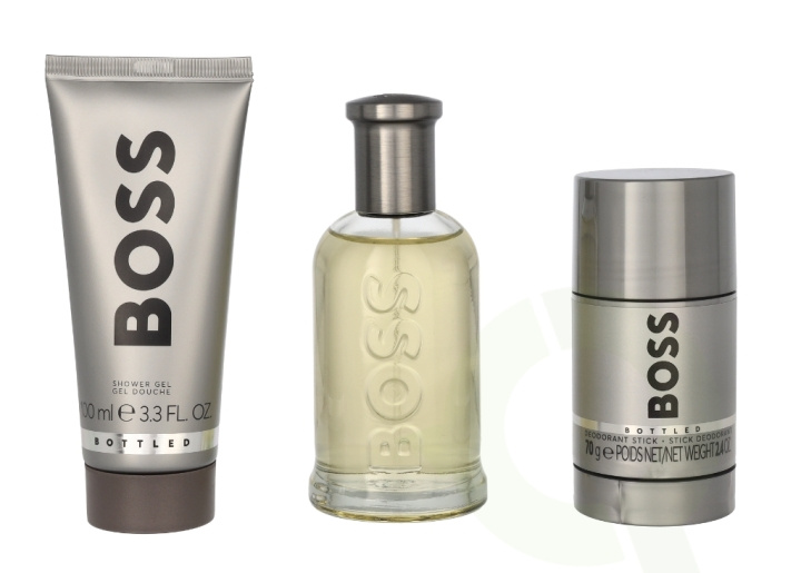 Hugo Boss Bottled Giftset 275 ml Edt Spray 100ml/Shower Gel 100ml/Deodorant Stick 75ml in the group BEAUTY & HEALTH / Gift sets / Gift sets for him at TP E-commerce Nordic AB (C79075)