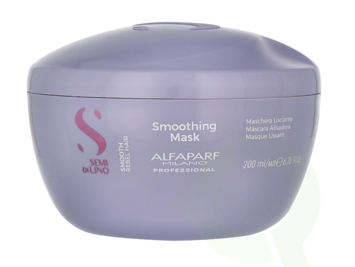 Alfaparf Semi Di Lino Smoothing Mask 200 ml in the group BEAUTY & HEALTH / Hair & Styling / Hair care at TP E-commerce Nordic AB (C79077)