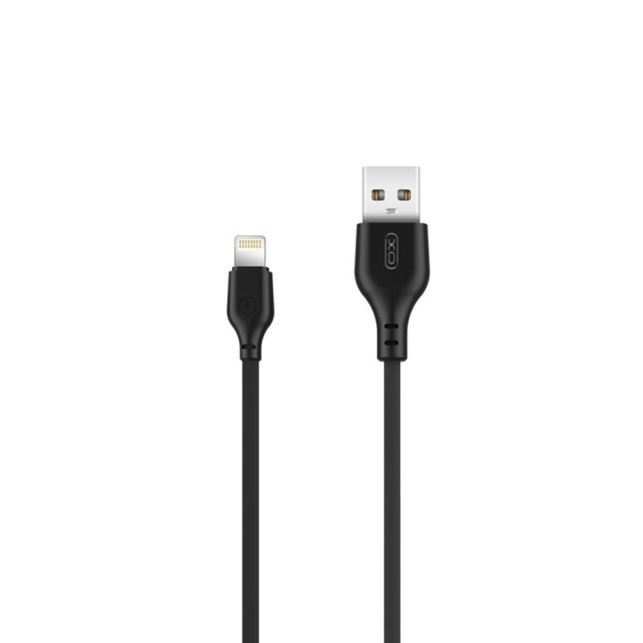 XO kabel NB103 USB - Lightning 2,0 m 2,1A svart in the group SMARTPHONE & TABLETS / Chargers & Cables / Cables / Cables Lightning at TP E-commerce Nordic AB (C79138)