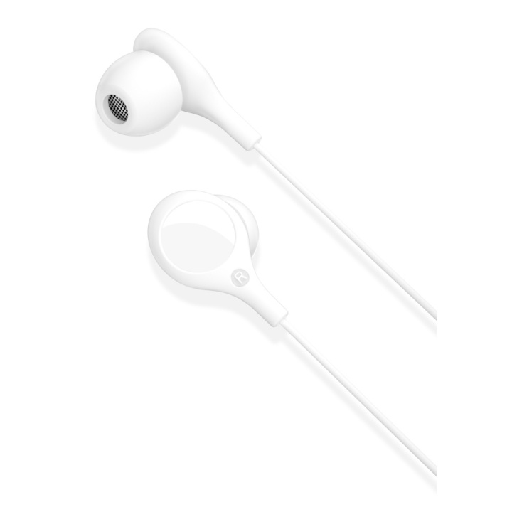 XO trådbundna hörlurar EP46 jack 3,5mm med brusreducering vit in the group HOME ELECTRONICS / Audio & Picture / Headphones & Accessories / Headphones at TP E-commerce Nordic AB (C79174)