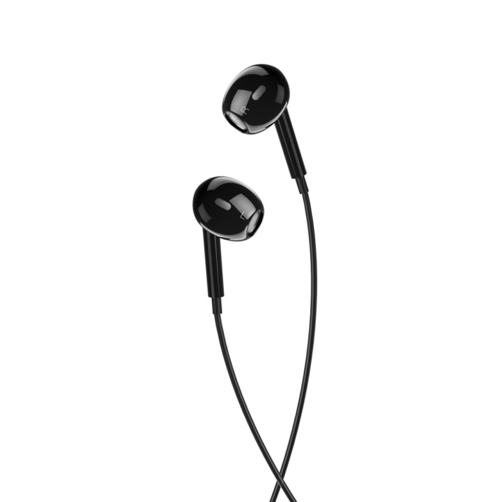 XO trådbundna hörlurar EP43 jack 3,5mm svart in the group HOME ELECTRONICS / Audio & Picture / Headphones & Accessories / Headphones at TP E-commerce Nordic AB (C79175)