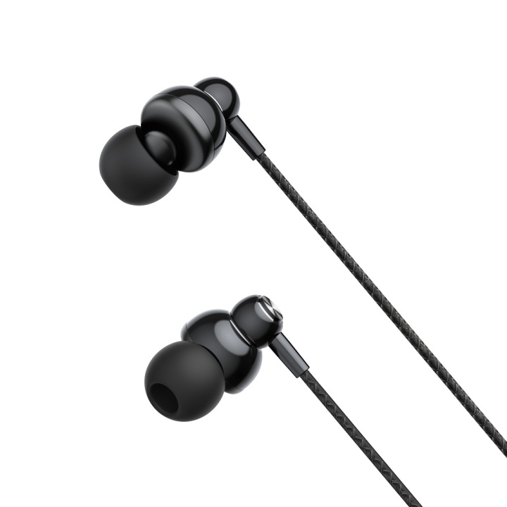 XO trådbundna hörlurar EP55 jack 3,5mm svart in the group HOME ELECTRONICS / Audio & Picture / Headphones & Accessories / Headphones at TP E-commerce Nordic AB (C79222)