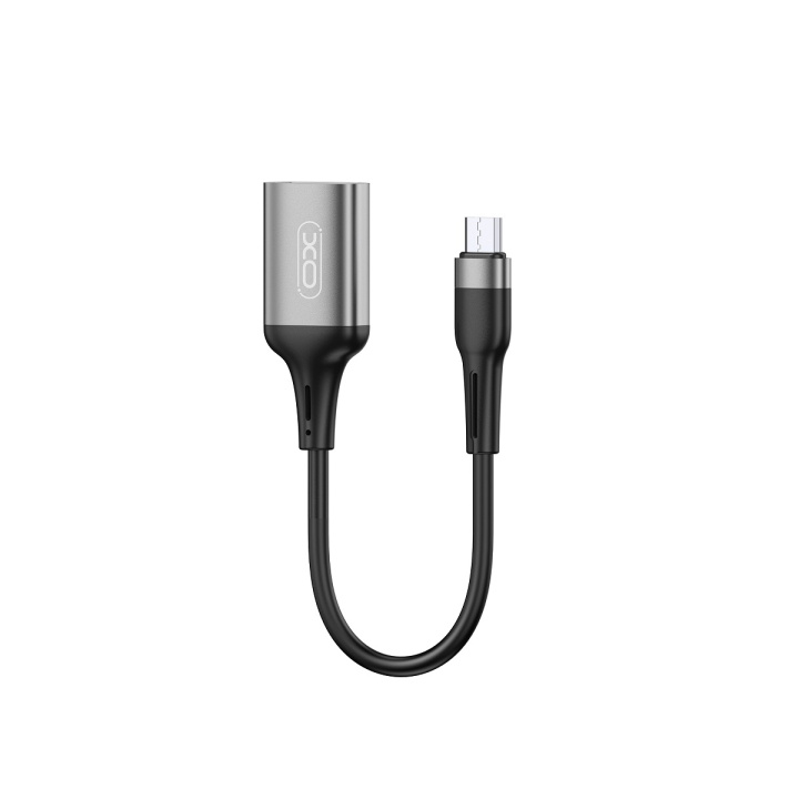 XO adapter OTG NB201 USB - microUSB svart in the group SMARTPHONE & TABLETS / Chargers & Cables / Adapters at TP E-commerce Nordic AB (C79252)