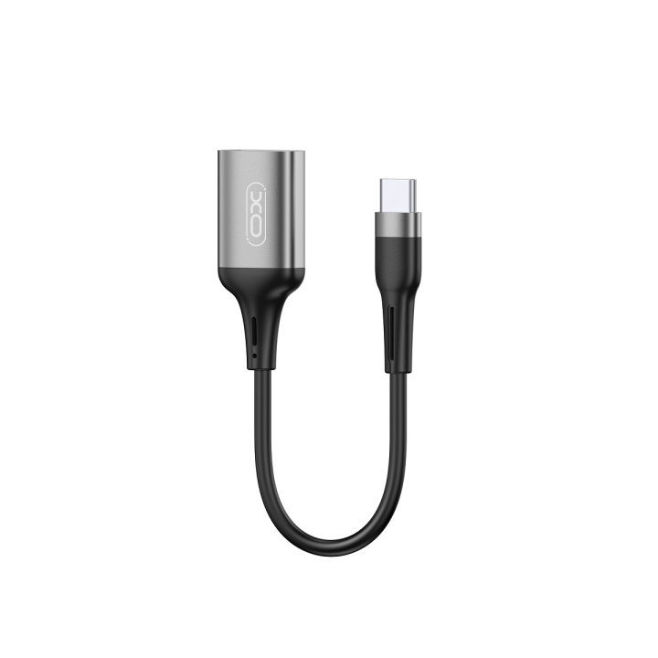 XO adapter OTG NB201 USB - USB-C svart in the group COMPUTERS & PERIPHERALS / Computer cables / USB / USB-C at TP E-commerce Nordic AB (C79253)