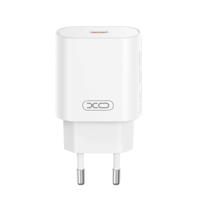 XO väggladdare CE25 PD 25W 1x USB-C vit in the group SMARTPHONE & TABLETS / Chargers & Cables / Wall charger / Wall charger USB-C at TP E-commerce Nordic AB (C79318)