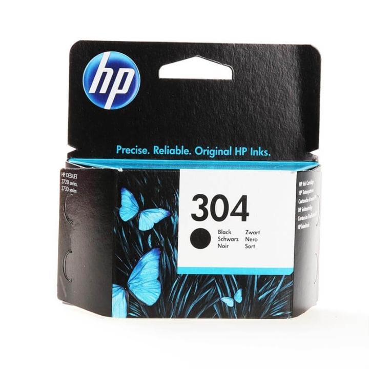 HP Ink N9K06AE 304 Black in the group COMPUTERS & PERIPHERALS / Printers & Accessories / Ink & Toner / Ink cartridges / HP at TP E-commerce Nordic AB (C79341)