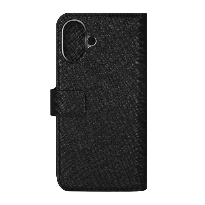 Onsala Wallet Case Eco 2 Card Slots MagSeries Black - iPhone 16 Plus in the group SMARTPHONE & TABLETS / Phone cases / Apple / iPhone 16 at TP E-commerce Nordic AB (C79352)